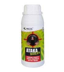 Ataka moles, repelentas kurmiams atbaidyti, 500 ml